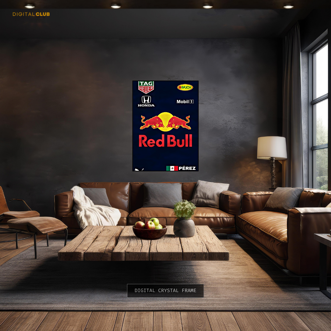 Red Bull Logo F1 Premium Wall Art