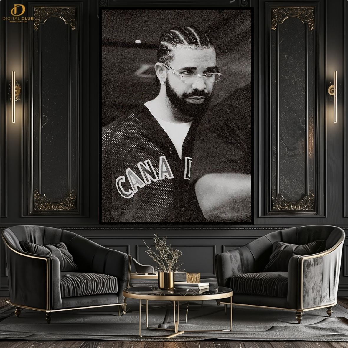 Drake Graham - Music Artist - Premium Wall Art