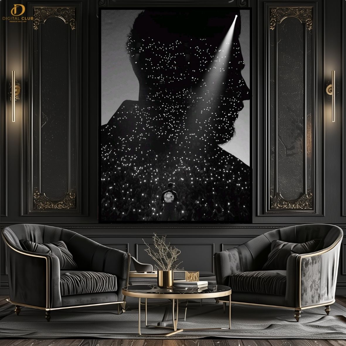 Karan Aujla Light- Music -Premium Wall Art - Art Digital Club