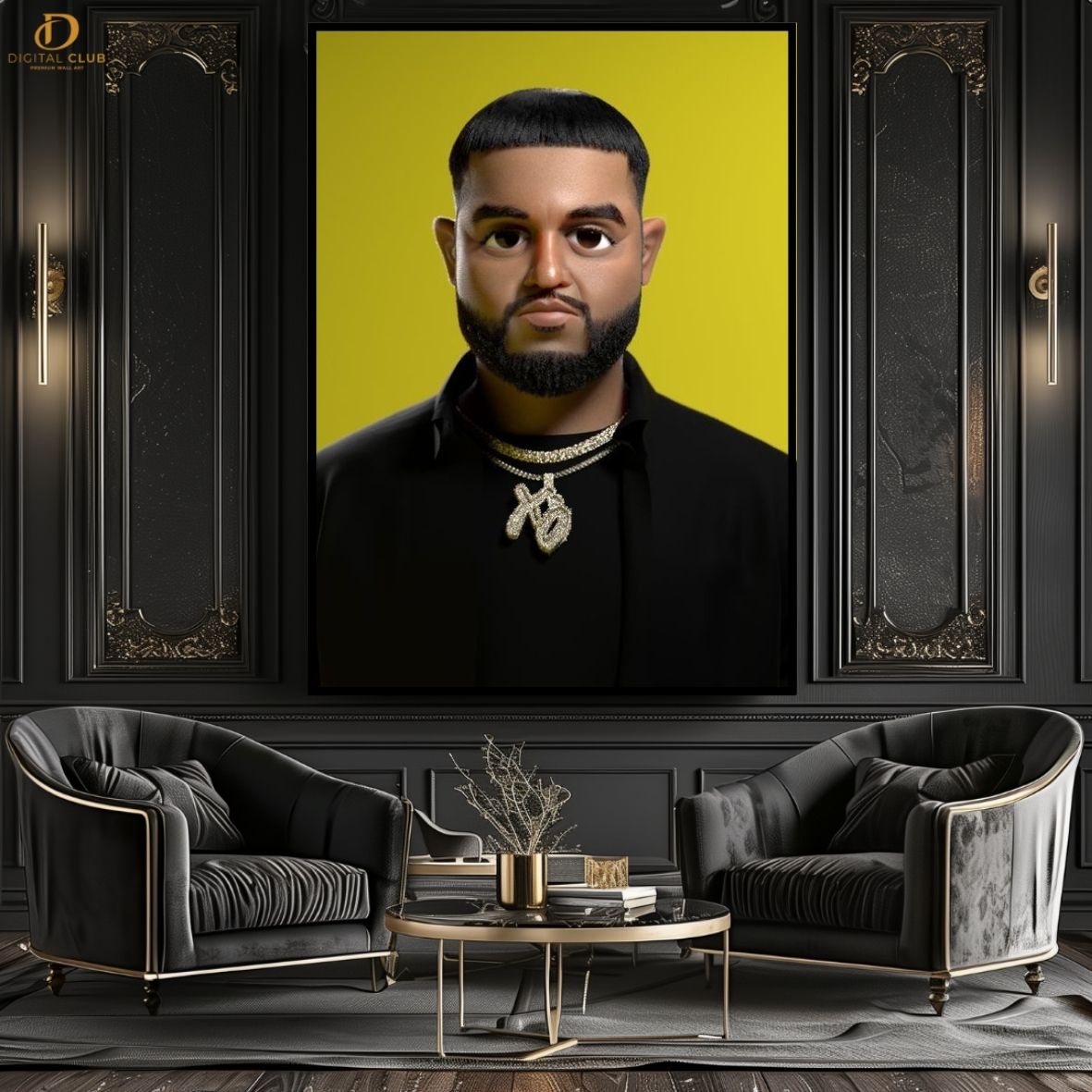 Bad Habits Vector Art -Music Artist- Premium Wall Art