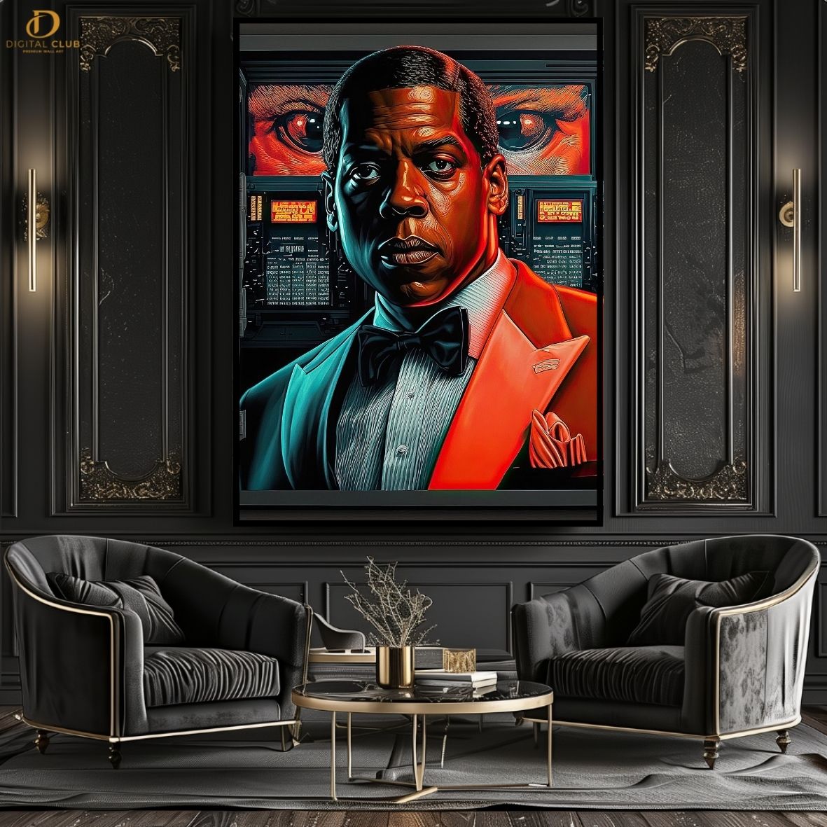 Jay Z Artwork - Music Artist - Premium Wall Art
