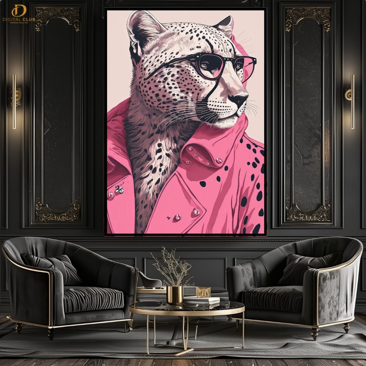 Leopards AI- Trendy- Premium Wall Art