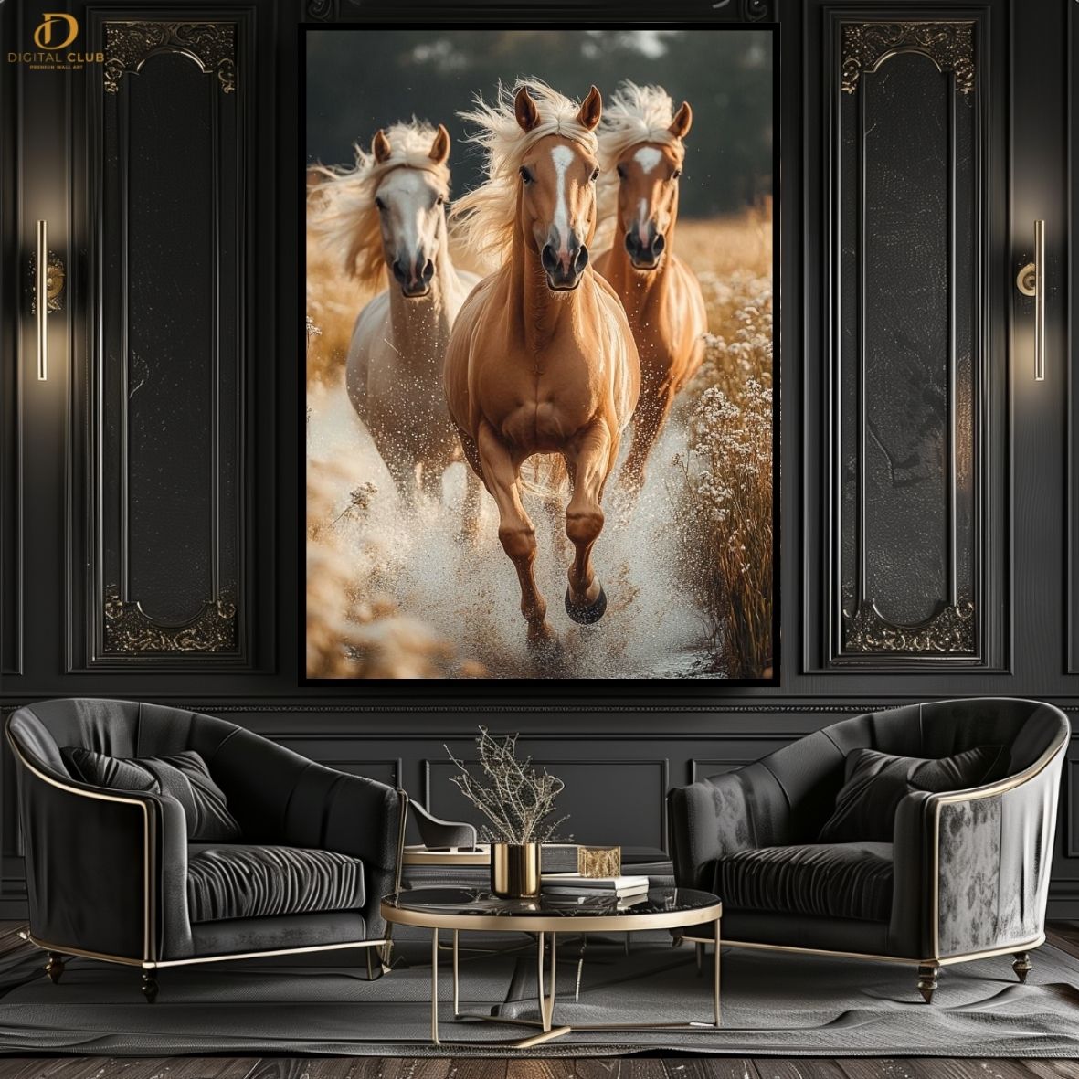 Horse Artwork 9- Animal-Premium Wall Art
