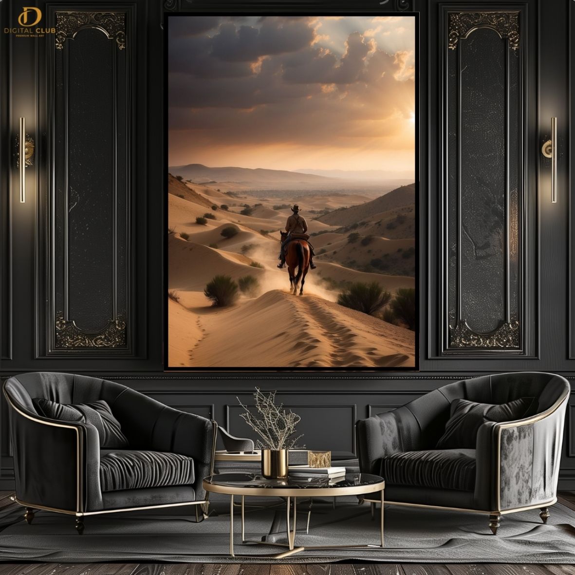 Horse Dessert -Gaming- Premium Wall Art - Art Digital Club