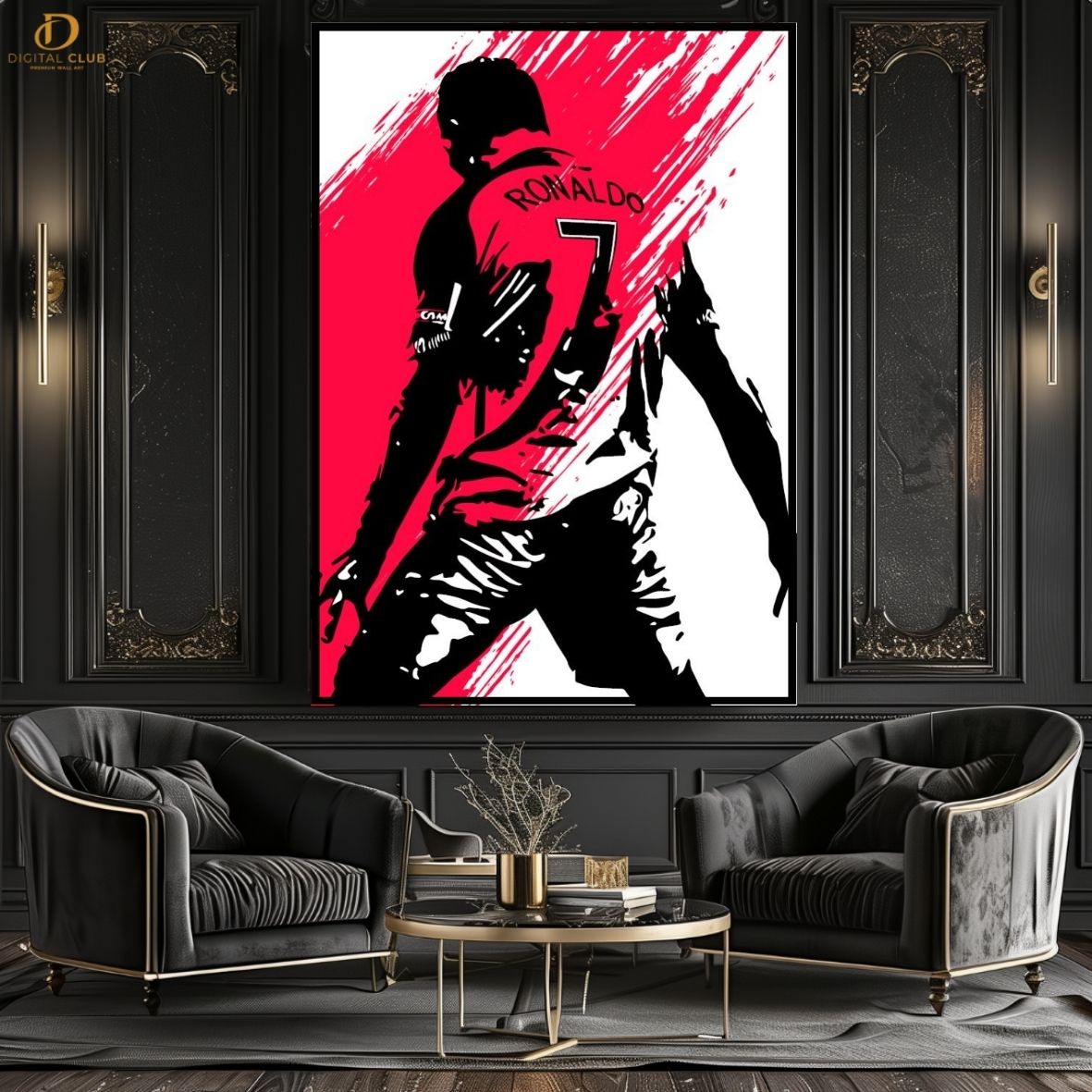 Ronaldo 7 - Football - Premium Wall Art