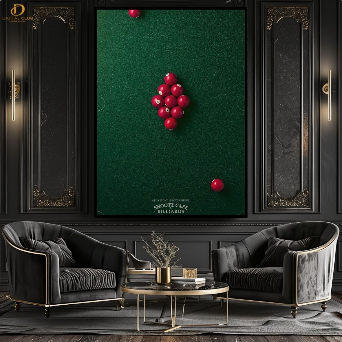 Snooker Balls-Premium Wall Art