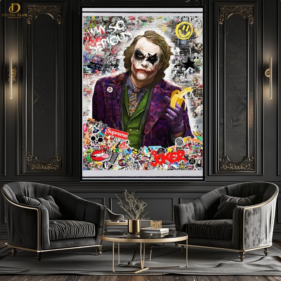 Joker Pop Art- Premium Wall Art - Art Digital Club