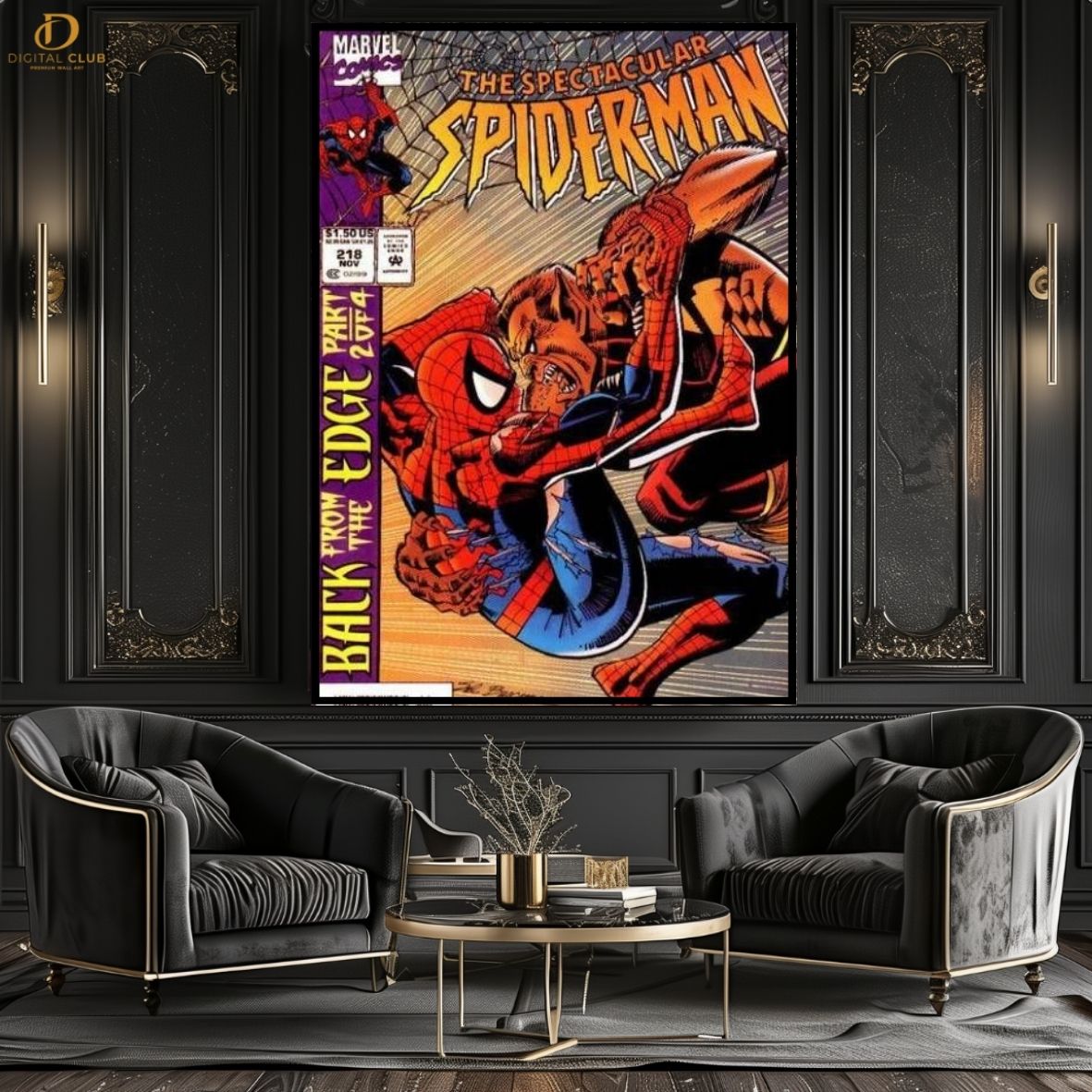 Spiderman Poster - Movie- Premium Wall Art