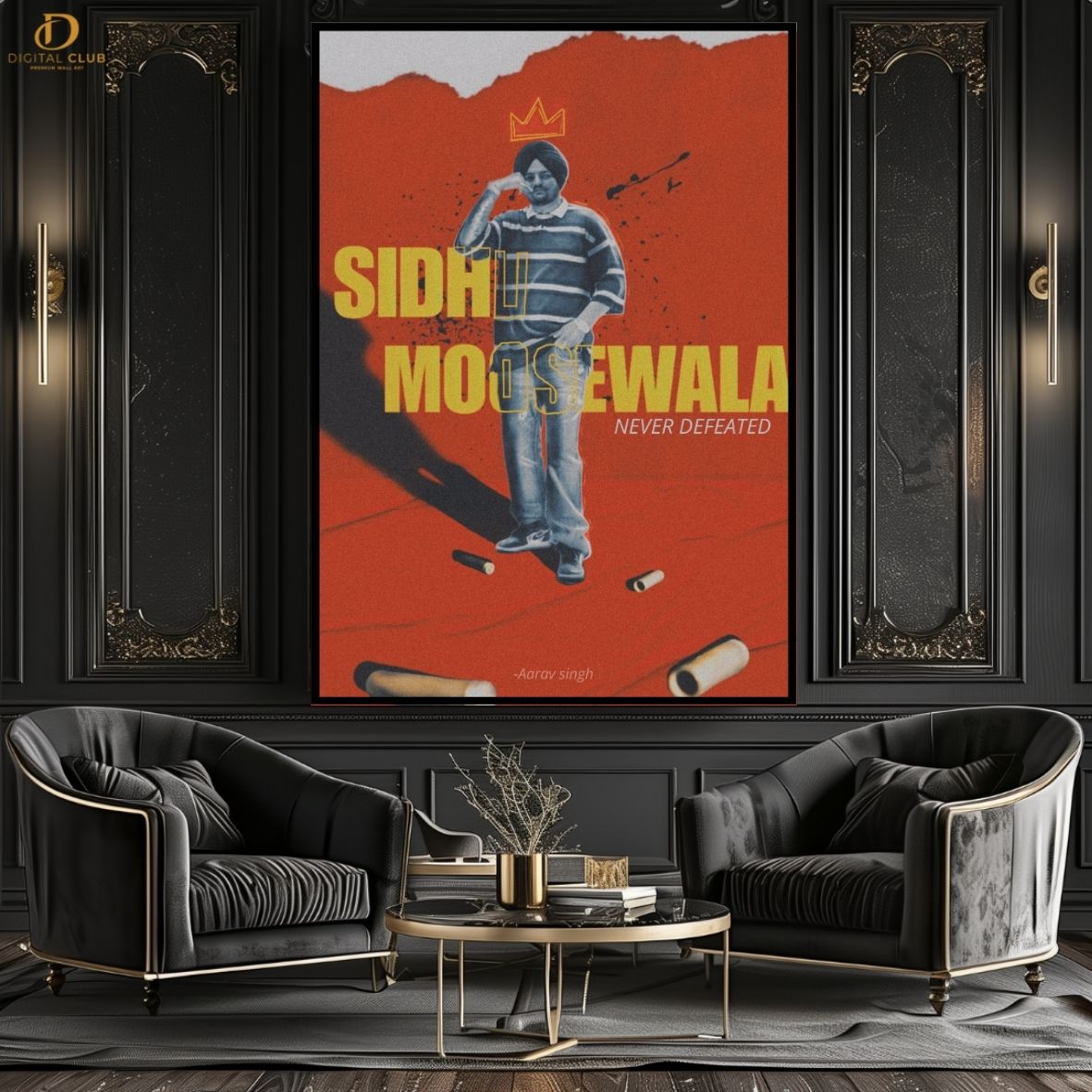 Sidhu Moosewala - Music - Premium Wall Art