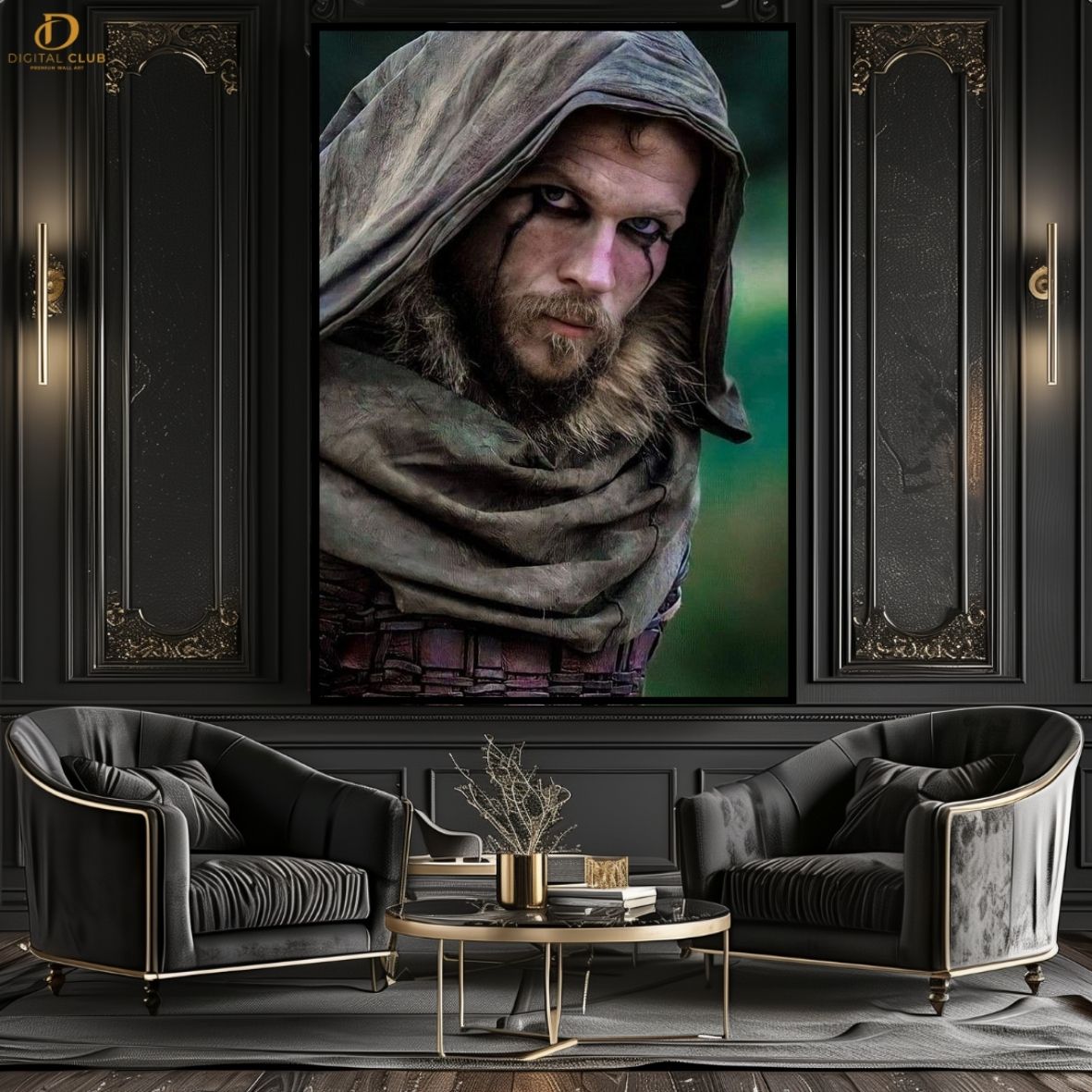 Floki Vikings - Movie- Premium Wall Art