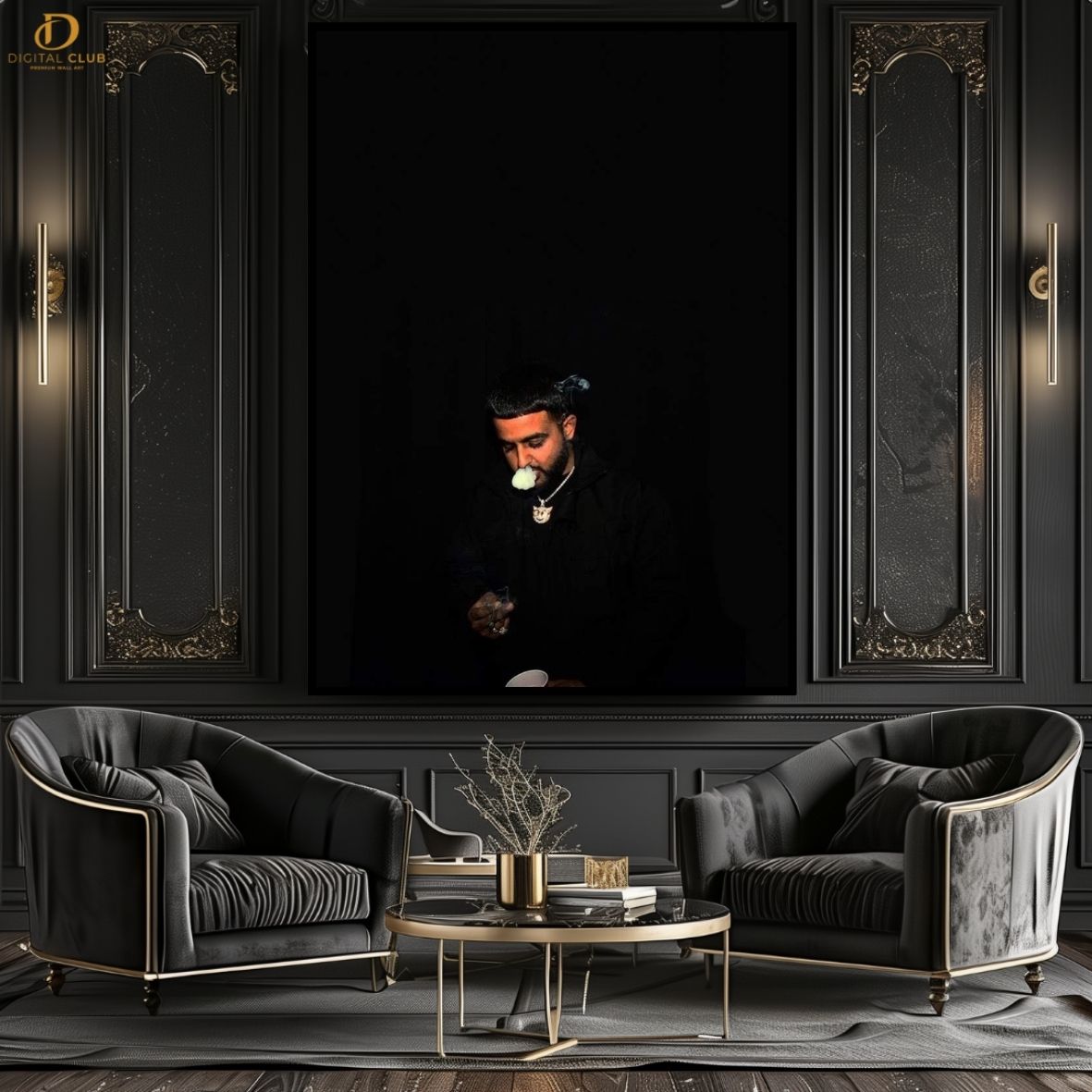 Bad Habits 4 -Music Artist- Premium Wall Art