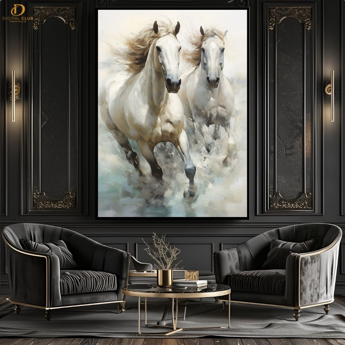 Horse Artwork 8- Animal-Premium Wall Art
