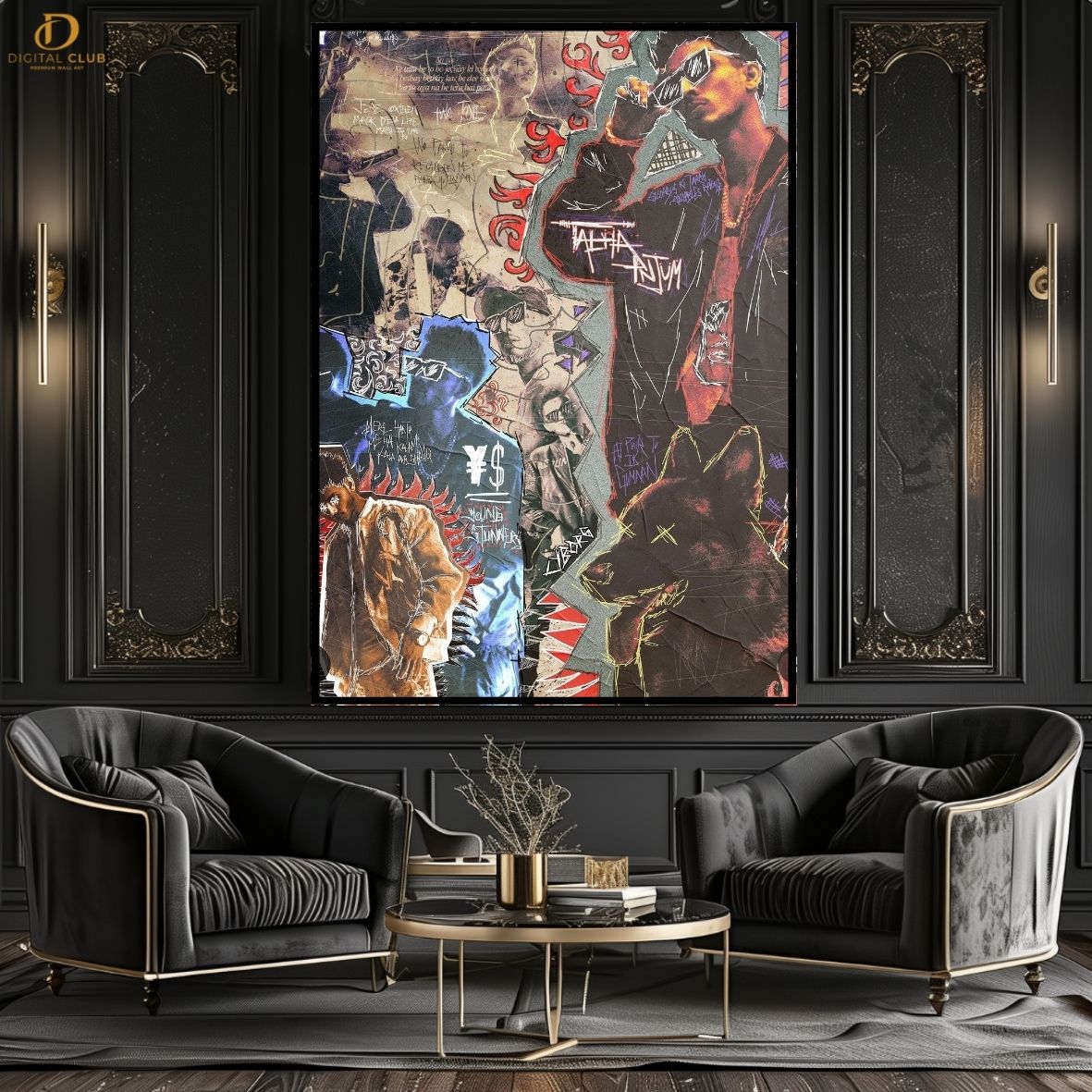 Talha Anjum - Pop Art- Premium Wall Art