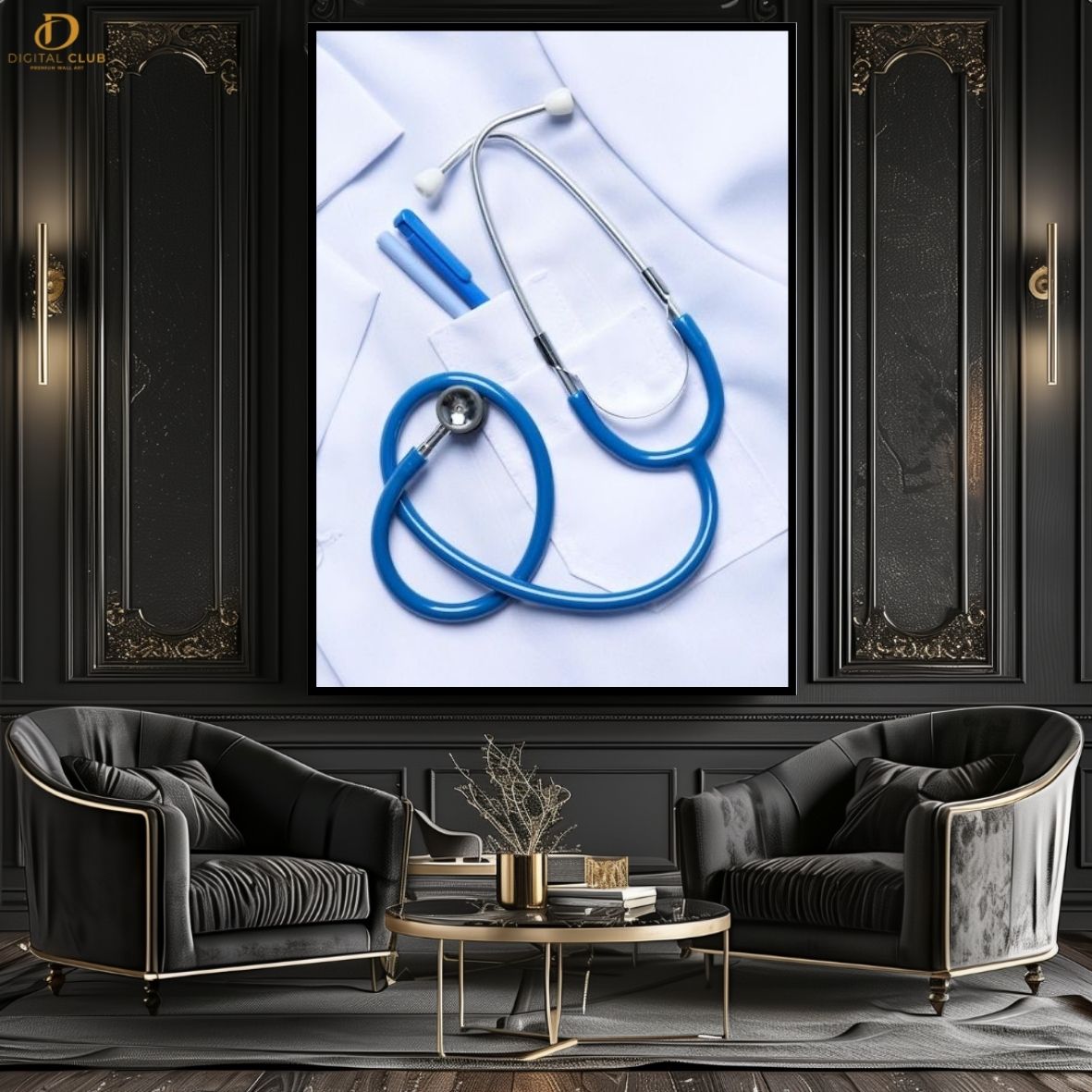 Doctor Artwork 17 -Office- Premium Wall Art