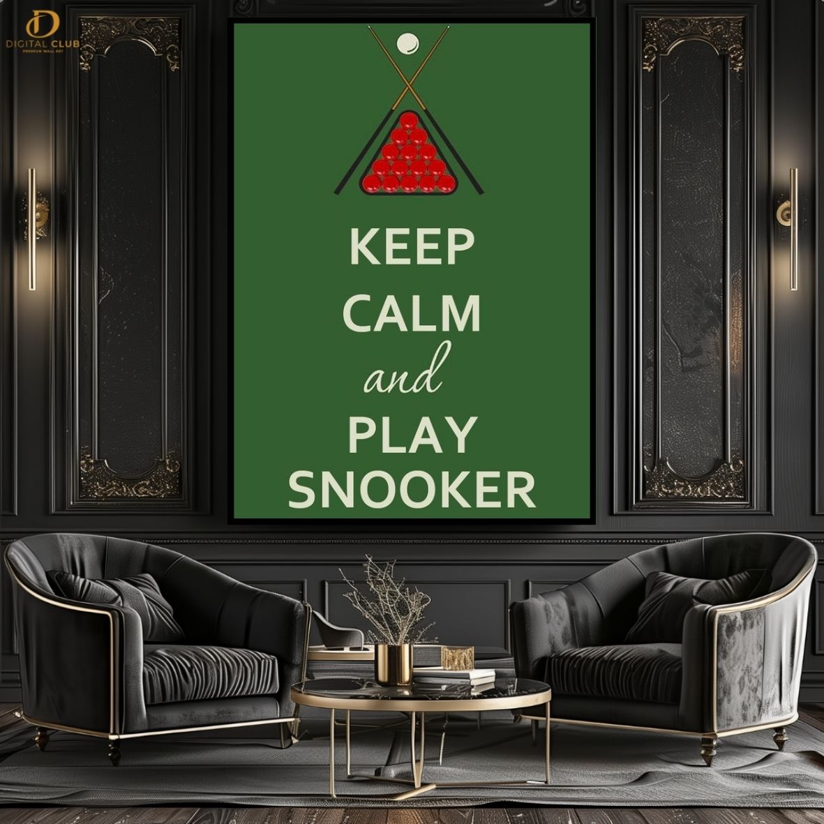 Snooker Quote- Artwork -Premium Wall Art