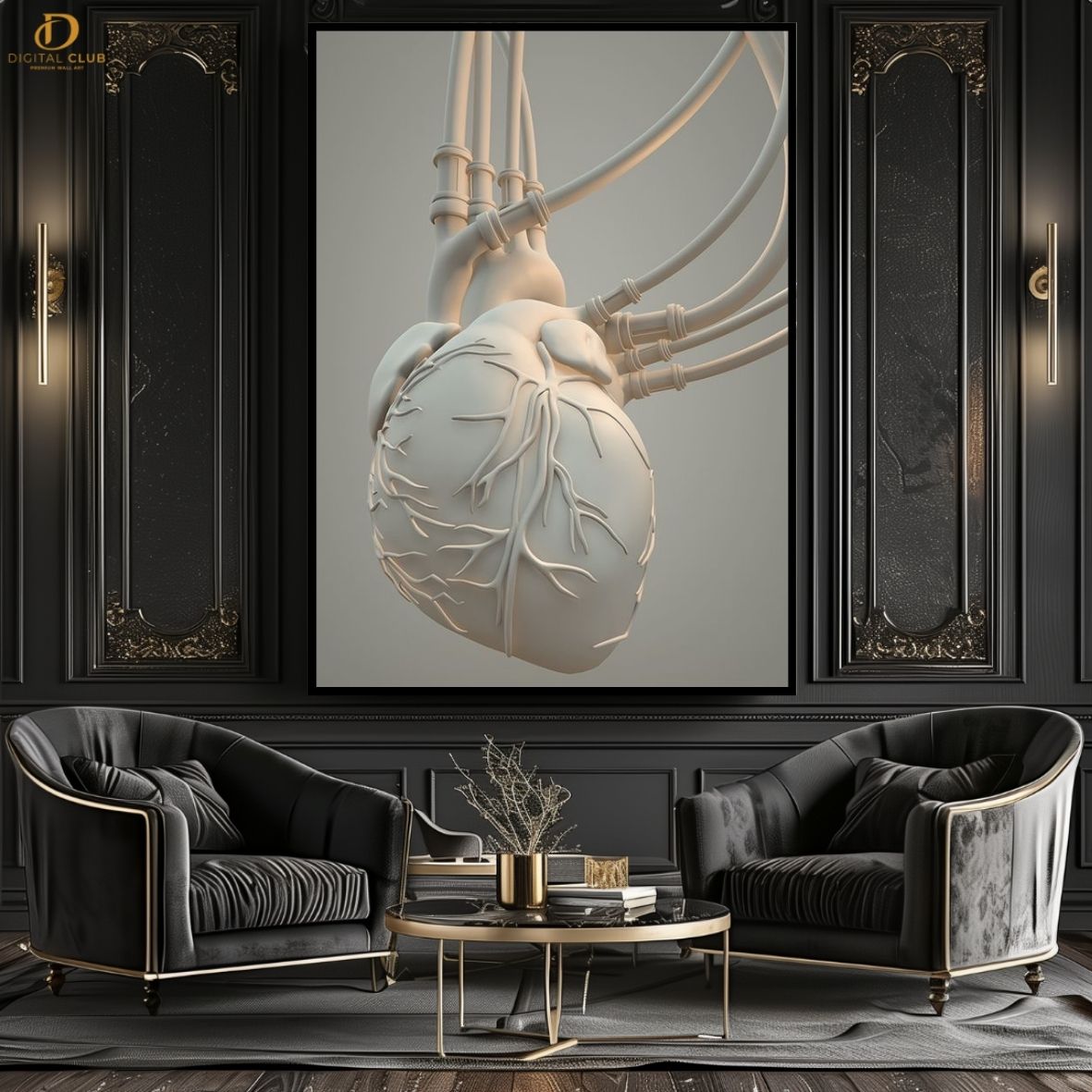 Doctor Heart Artwork 13-Office- Premium Wall Art