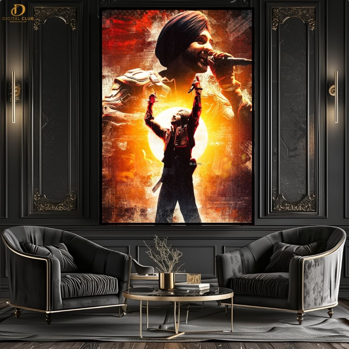 Diljit Dosanjh -Music- Premium Wall Art - Art Digital Club