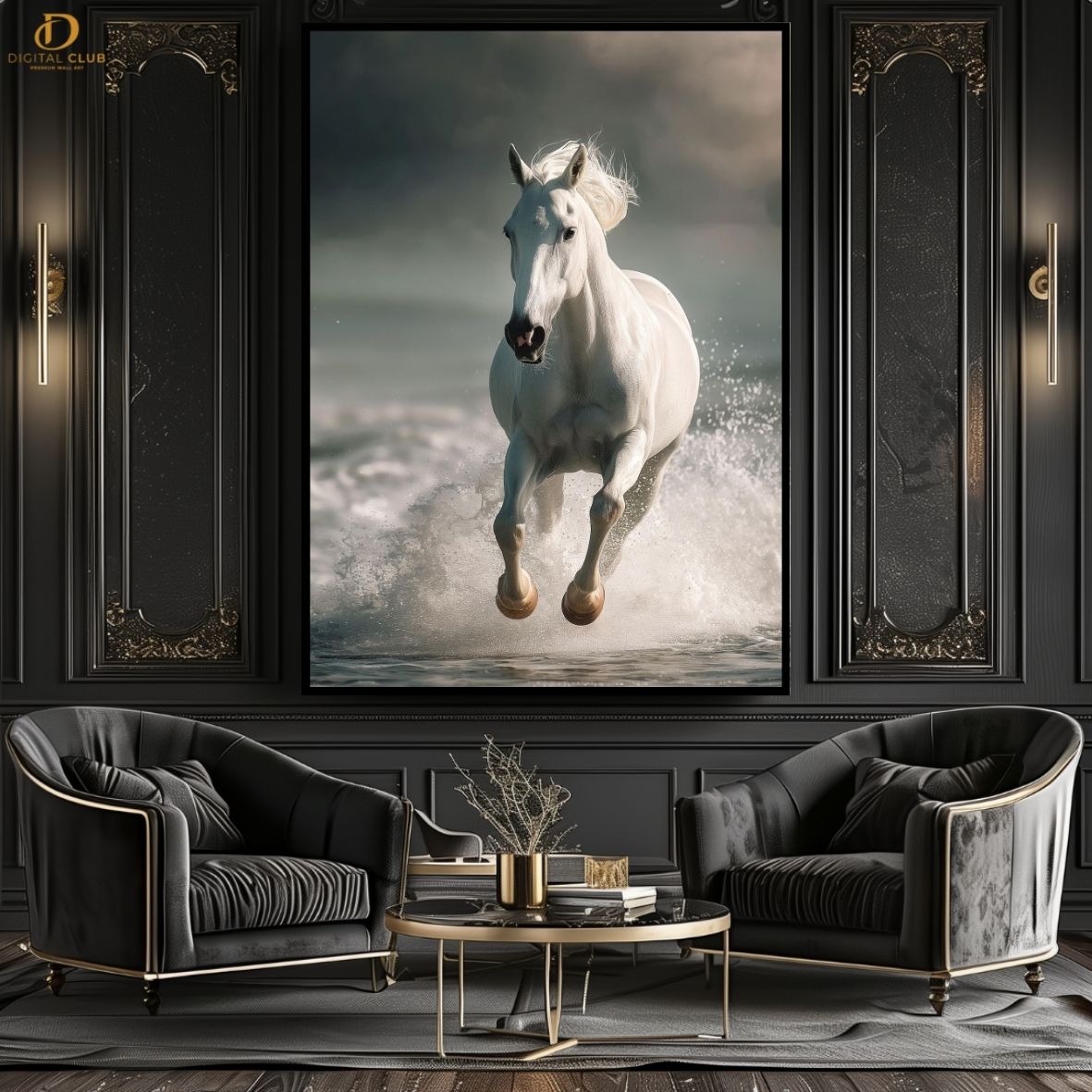 Horse Artwork 5- Animal-Premium Wall Art