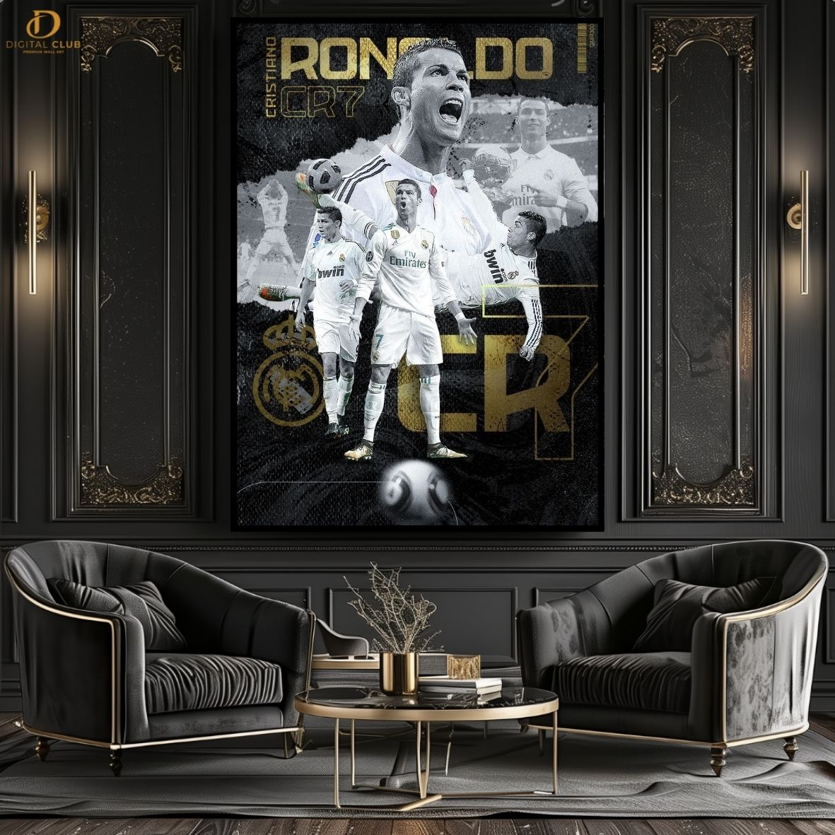 Ronaldo Artwork 4- Football -Premium Wall Art