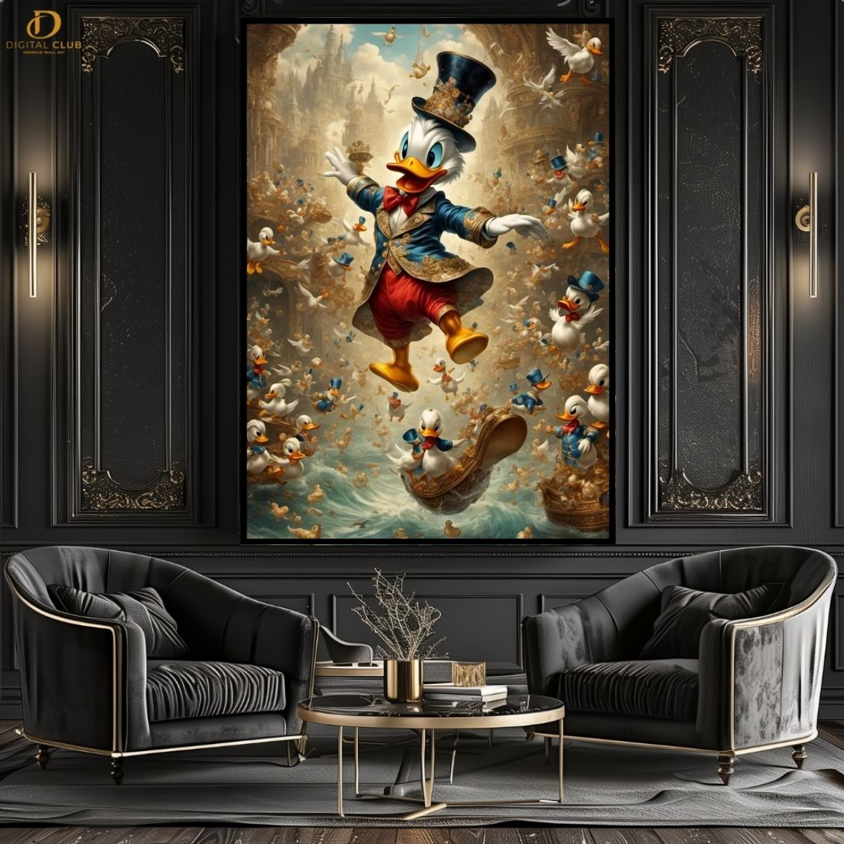 Duck Graphic -Gaming- Premium Wall Art - Art Digital Club