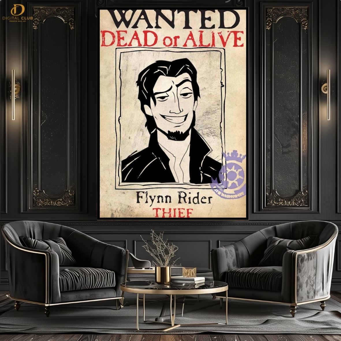 Tangled -Cartoon- Premium Wall Art - Art Digital Club