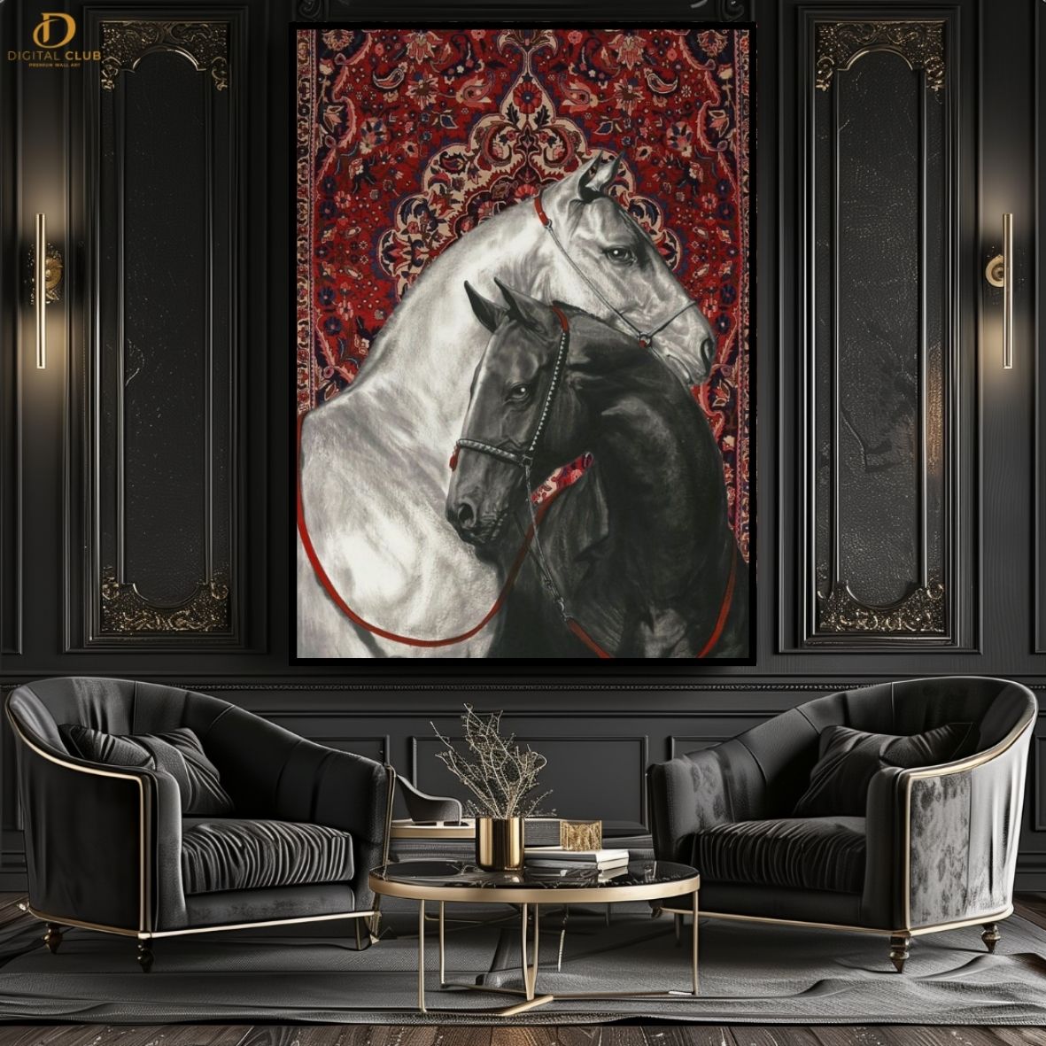 Horse 25- Animal -Premium Wall Art