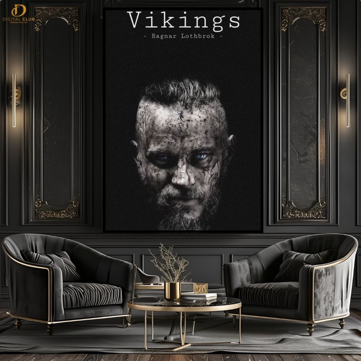 Vikings Poster - Movie- Premium Wall Art