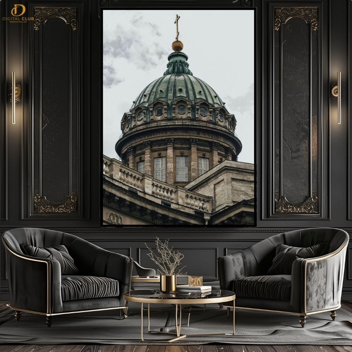 St.Cathedral Church -Building- Premium Wall Art - Art Digital Club