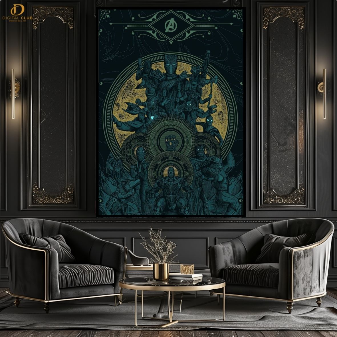 Black Panther - Avengers - Premium Wall Art