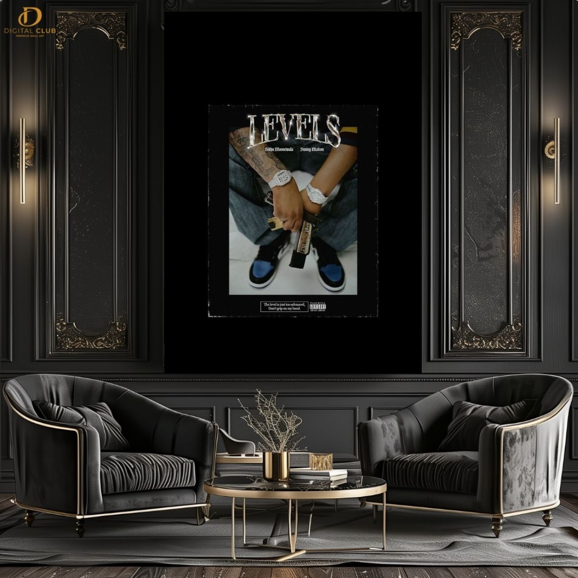 Sidhu Levels - Music- Premium Wall Art - Art Digital Club