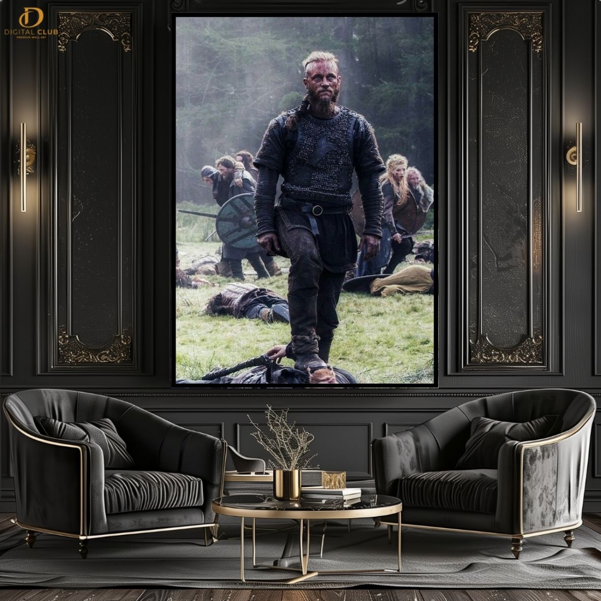 Ragnar Vikings 11 - Movie - Premium Wall Art