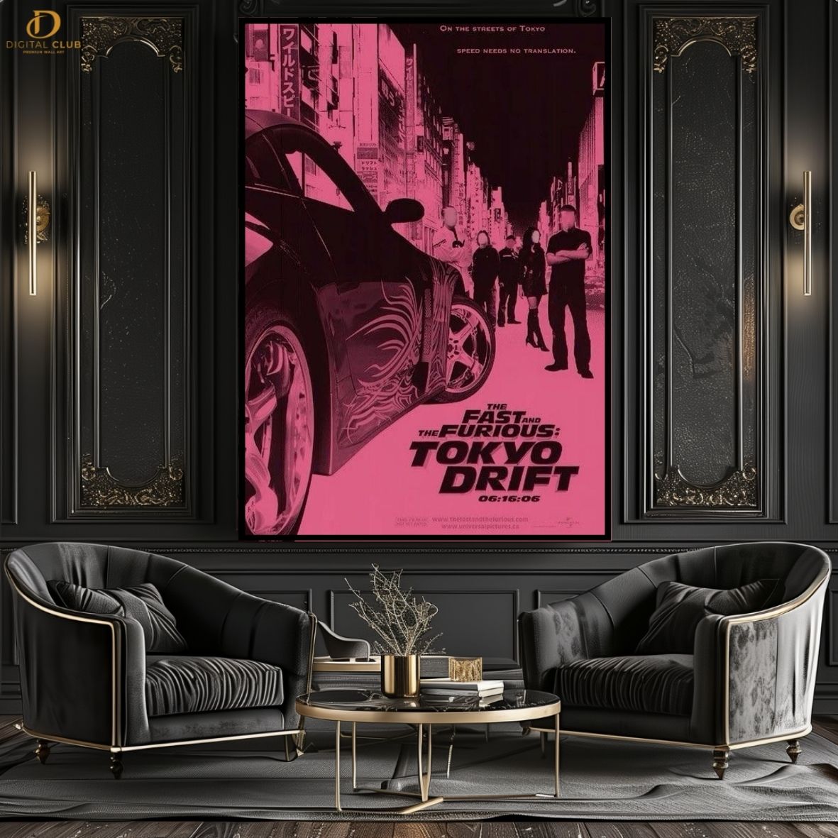 Tokyo Drift- Movie- Premium Wall Art - Art Digital Club