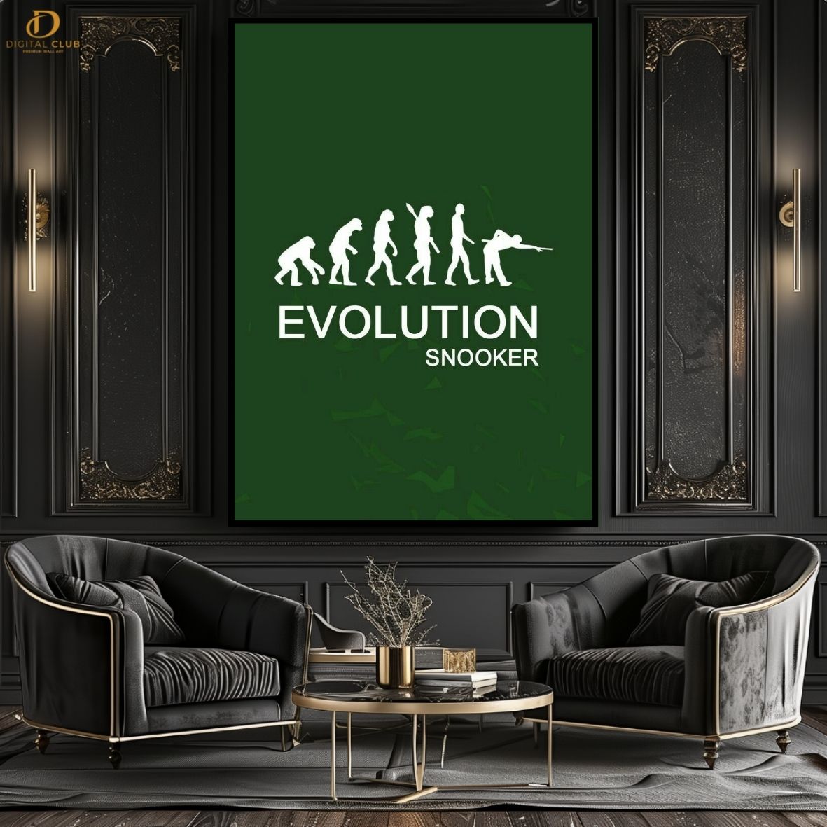 Snooker Evolution -Premium Wall Art