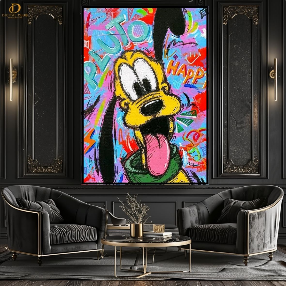 Mickey Mouse - Pop Art - Premium Wall Art