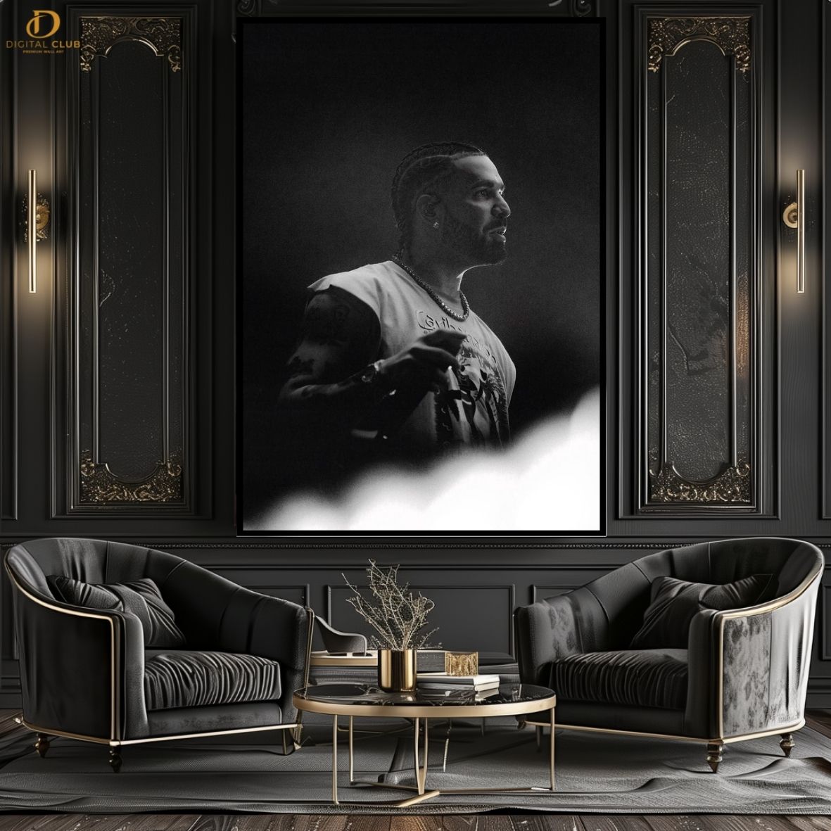 Drake Graham 2 - Music- Premium Wall Art