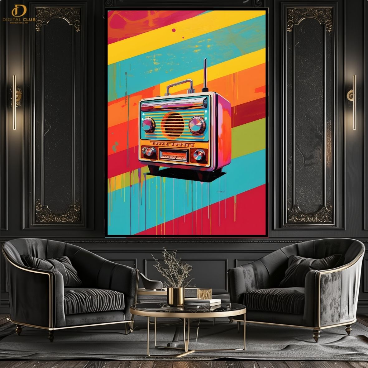 Vintage Radio - Premium Wall Art