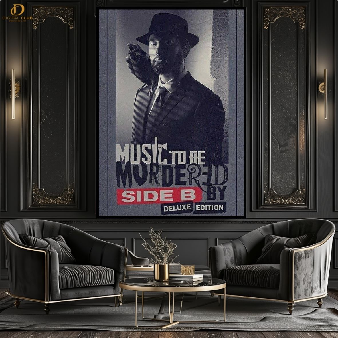 Eminem Graphic 7- Music Artist- Premium Wall Art