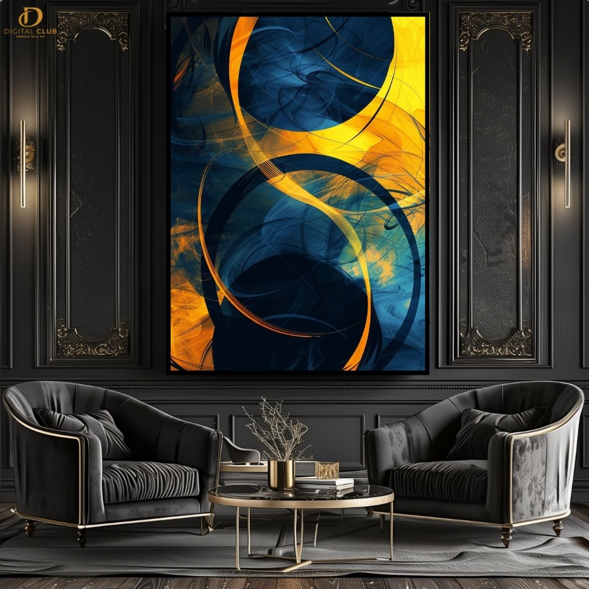Abstract Artwork 16 - Premium Wall Art