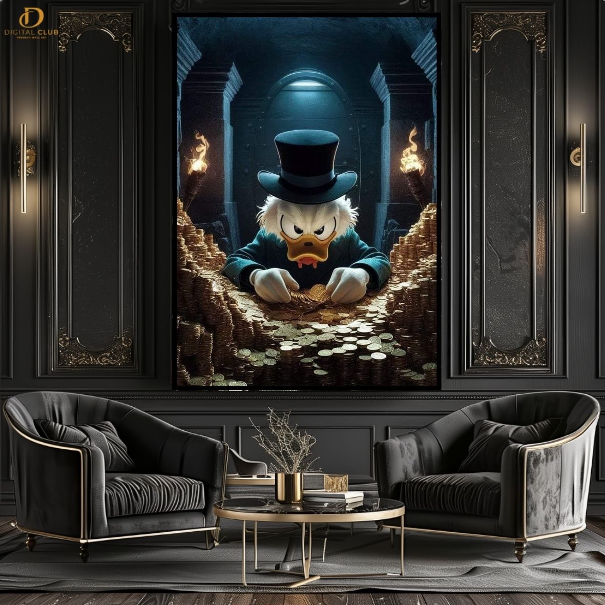 Rick Duck 2-Trendy- Premium Wall Art - Art Digital Club