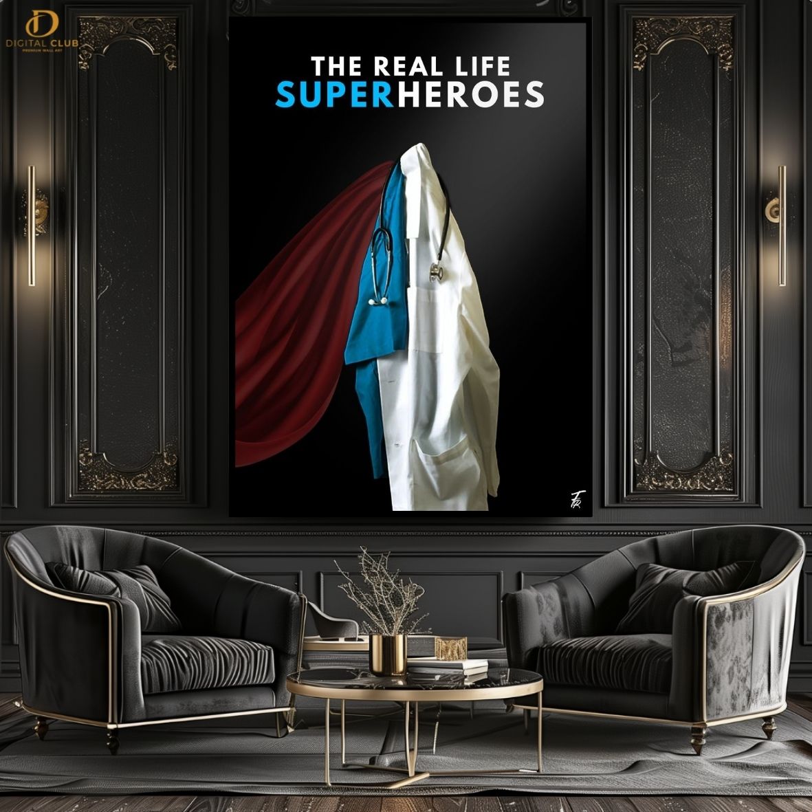 Doctor Artwork Quote -Office- Premium Wall Art