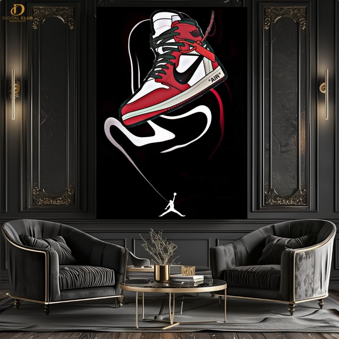 Nike x Jordan - Shoe - Premium Wall Art