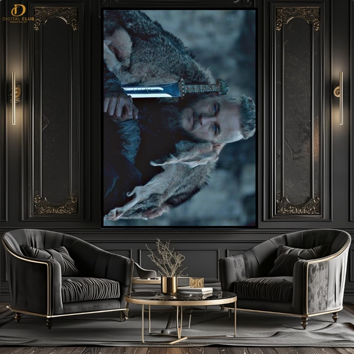 Goat Ragnar Vikings 2 - Movie - Premium Wall Art