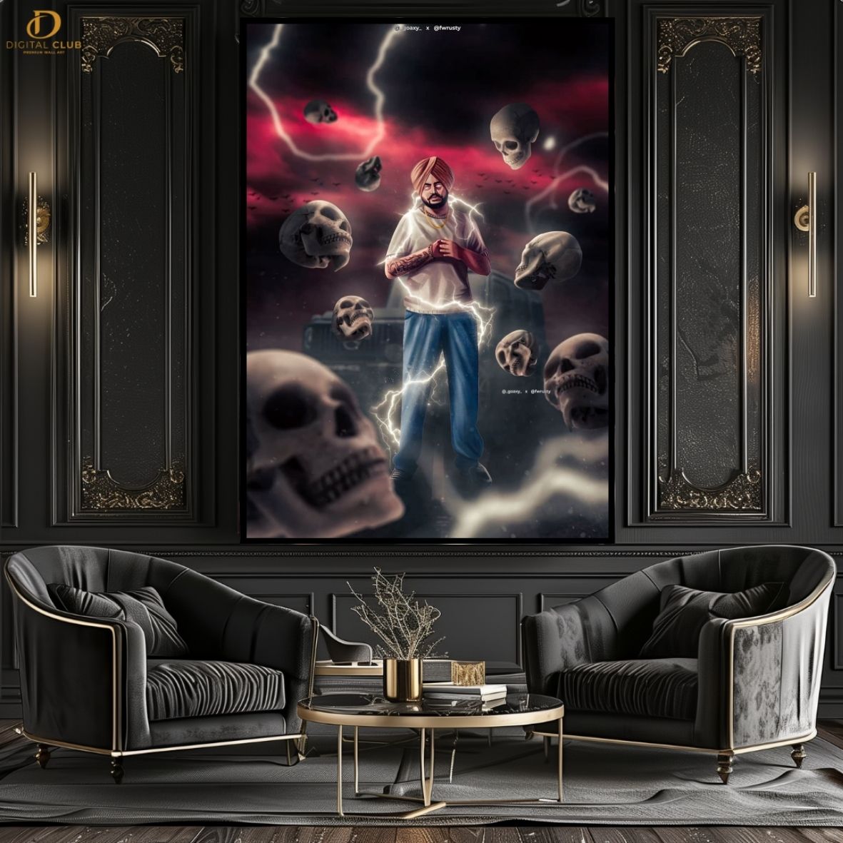 Sidhu - Music - Premium Wall Art