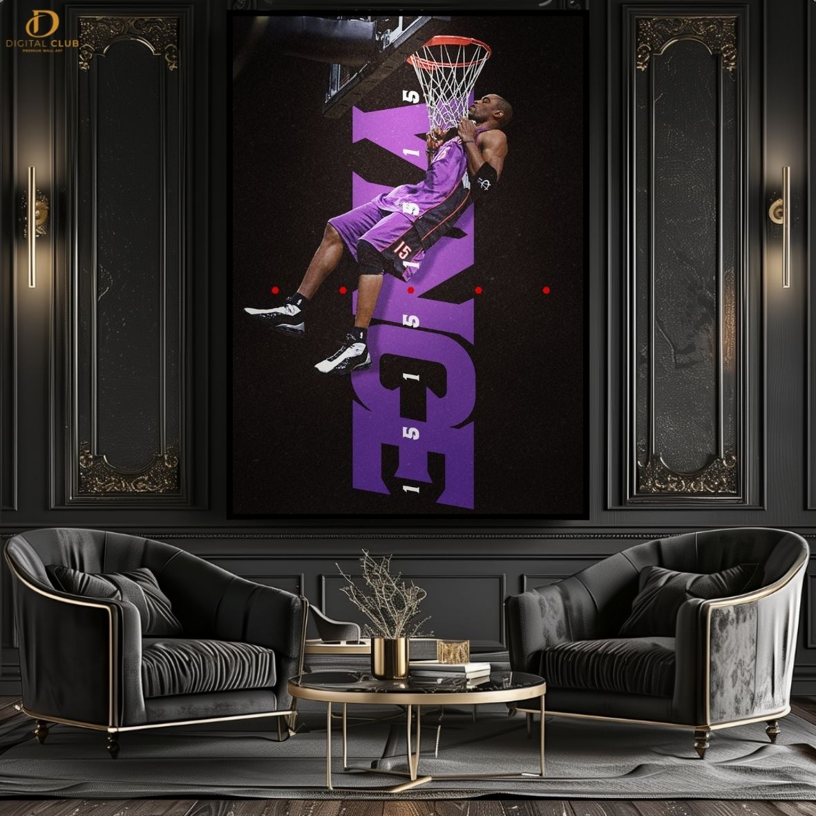 Vince Carter - Basketball - Premium Wall Art