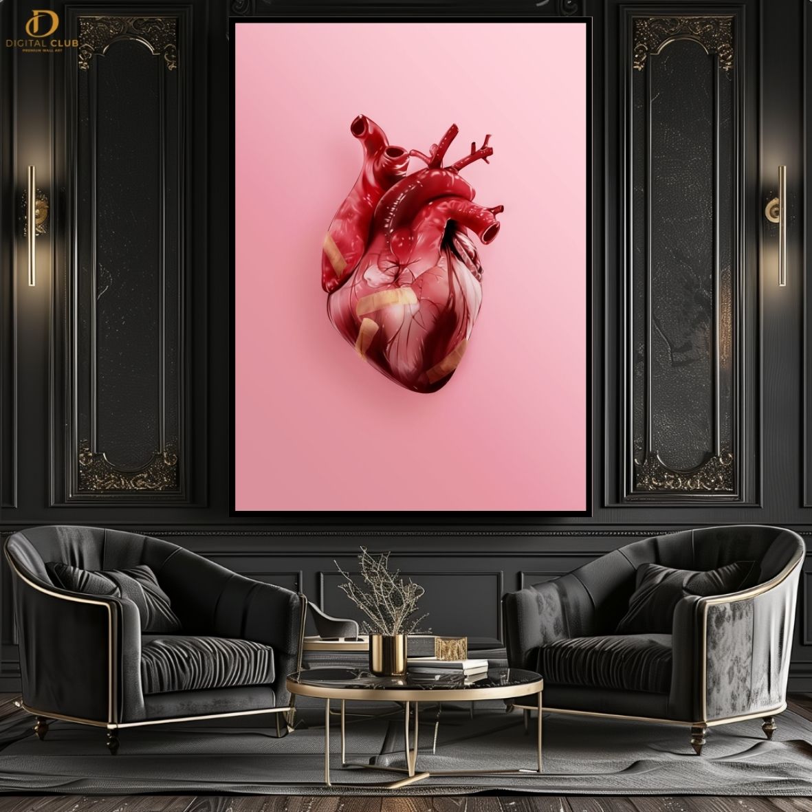 Doctor Heart Artwork 11 -Office- Premium Wall Art