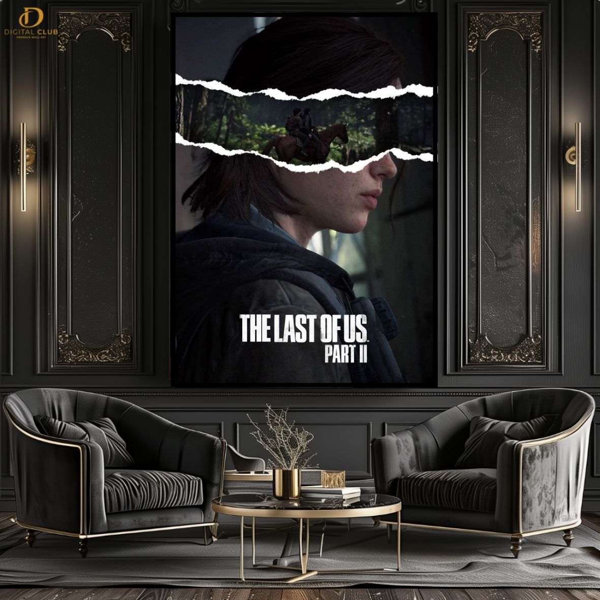 Lost Of Us Part Two - Gaming - Premium Wall Art