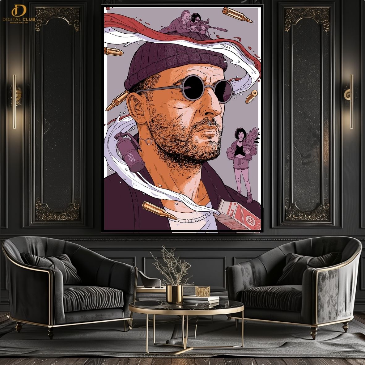 Fight Club -Movie Art - Premium Wall Art