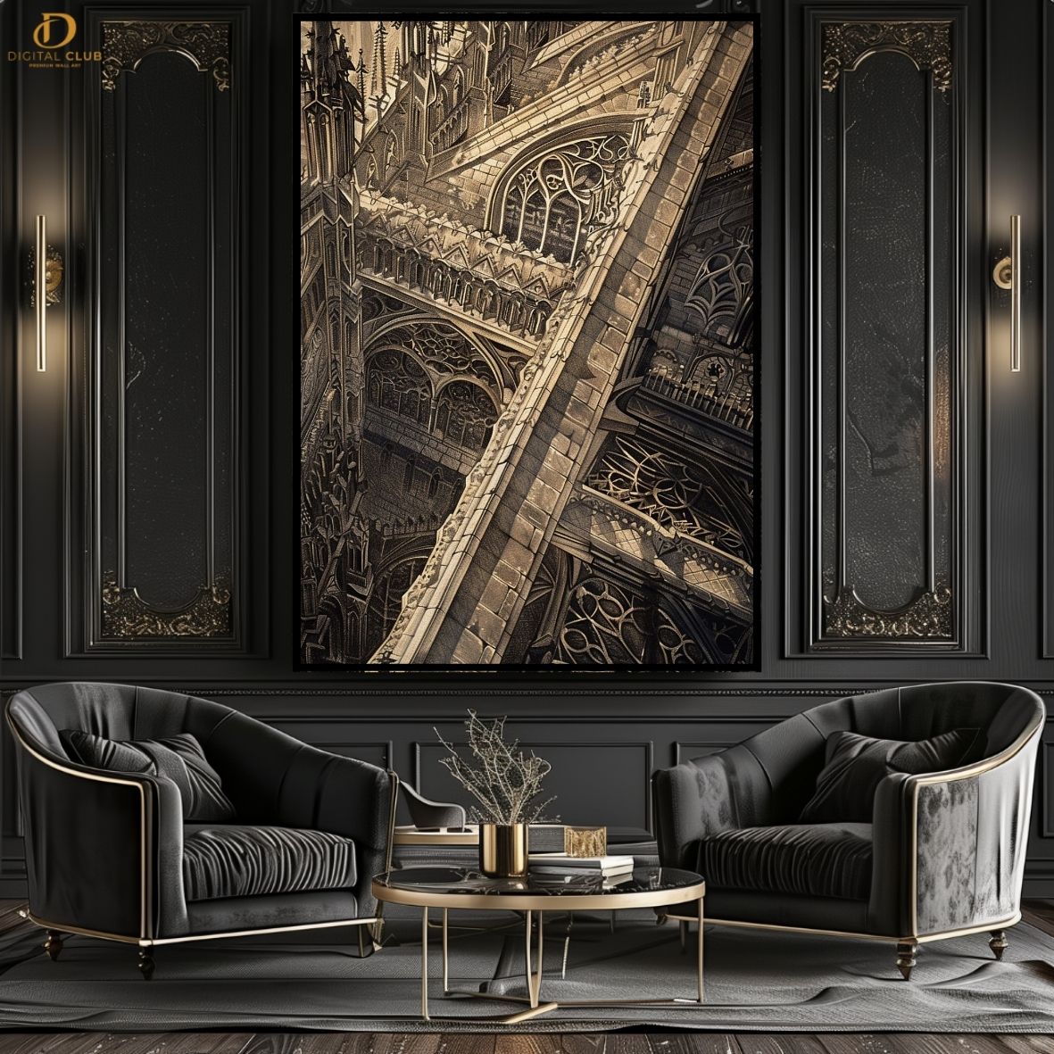 Building Architecture- Premium Wall Art - Art Digital Club