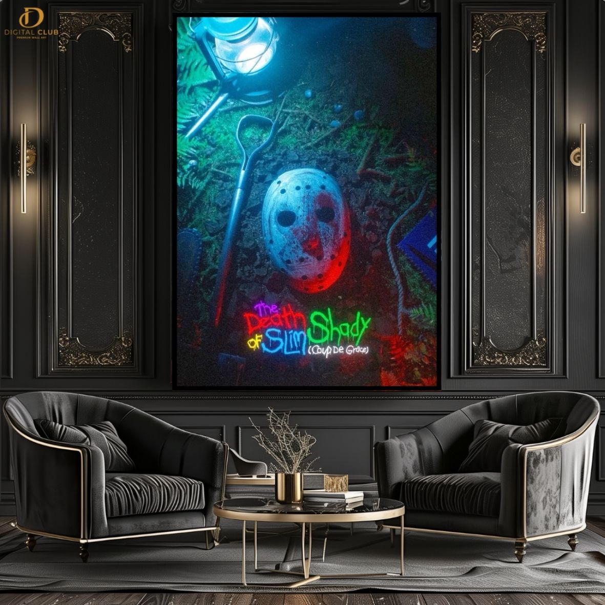 Eminem "The Death of Slim Shady" - Music Artist- Premium Wall Art