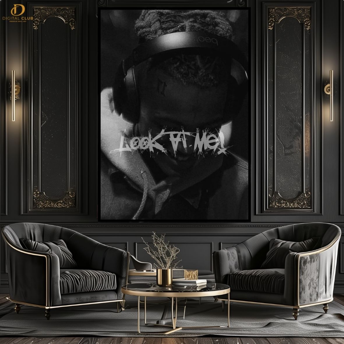 Look At me -Xxxtentacion Music- Premium Wall Art - Art Digital Club